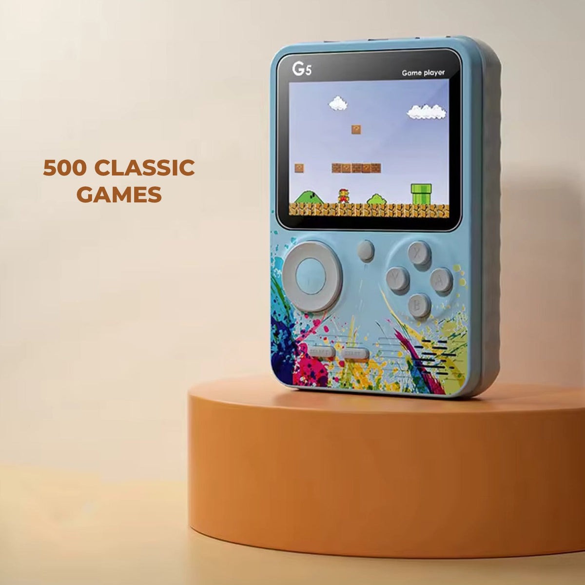 ArcadeX2: Upgraded Handheld Retro Game Console with 500 Games