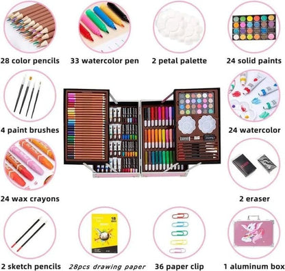 ArtPro: 145-Piece Color Set suitcase Kit